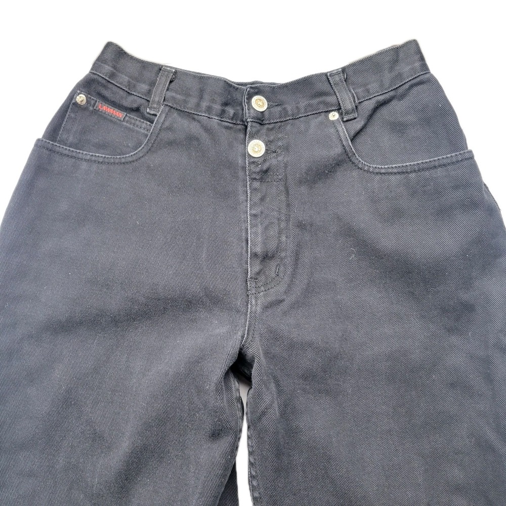 Lawman Western World Class Denim Bareback High-Rise Jeans Size 9 Rodeo Black VTG - Picture 2 of 9